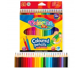 Kredki ołówkowe Colorino Kids 24 kolory Patio szkolne dla dzieci