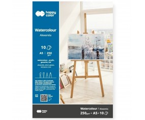 Blok akwarelowy Happy Color ART A5 10 arkuszy 250g papier artystyczny