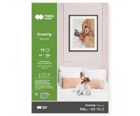 Blok do rysunku Happy Color ART A3 15 arkuszy papier 300g do szkiców