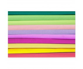 Bibuła marszczona 25x200 cm 10 rolek MIX kolorów Flower KWIATOWA Happy Color dekoracyjna