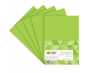 Arkusze piankowe A4 5 szt ZIELONY WIOSENNY Happy Color pianka dekoracyjna