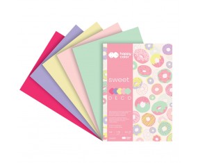 Blok kolorowy PAPIER OZDOBNY dekoracyjny DECO Sweet A4 do scrapbookingu