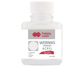 Werniks akrylowy Happy Color Gloss 75 ml efekt POŁYSK do decoupage