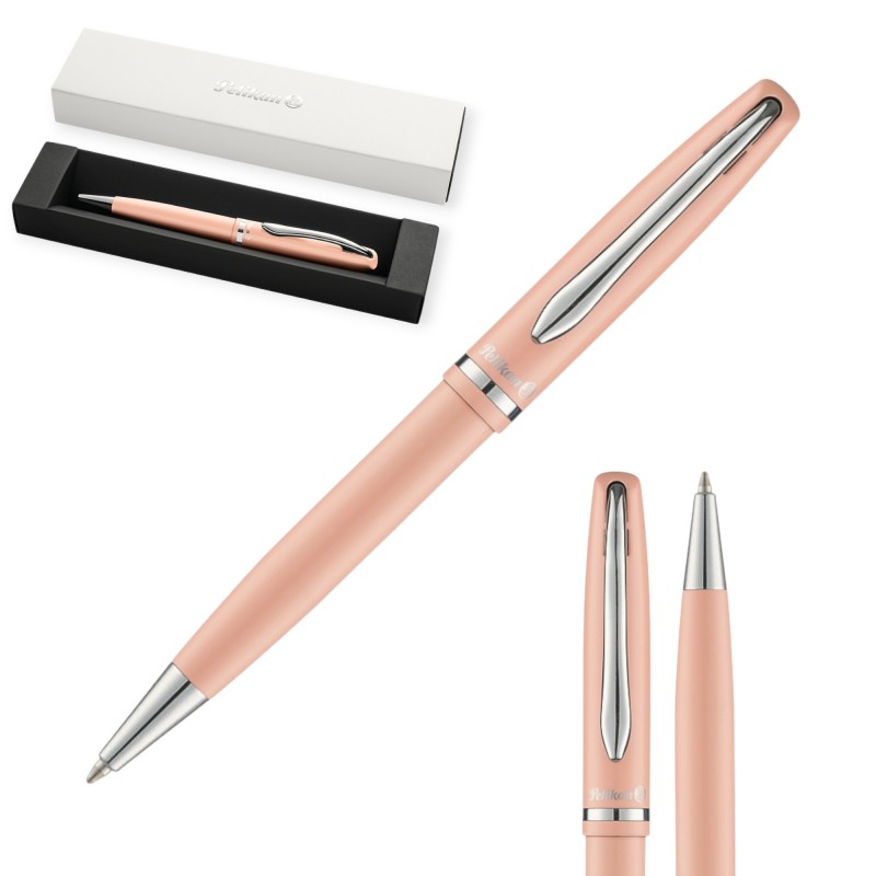 Długopis Pelikan Jazz Pastel MORELOWY elegancki niebieski wkład prezent