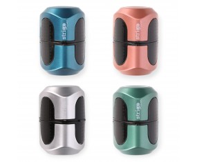 Temperówka Strigo METALICZNA 3 otwory z pojemnikiem do kredek ołówków 1 sztuka