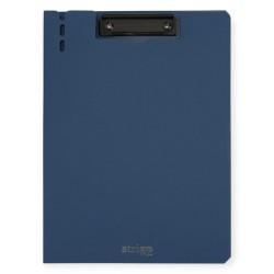 Deska z klipem zamykana CLIPBOARD Strigo A4 GRANATOWA metalowy zacisk do biura szkoły