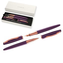 ZESTAW PREZENTOWY Jazz Noble Elegance pióro i długopis VIOLA w pudełku