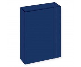 Teczka z gumką A4 Interdruk TO BOX CIEMNONIEBIESKA do dokumentów biurowa
