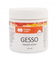 Gesso akrylowe 250ml MATT medium Happy Color do decoupage zabezpieczenie