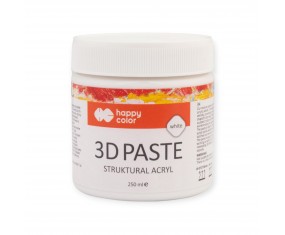 Pasta strukturalna 3D Happy Color AKRYLOWA 250 ml medium relief do malowania