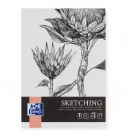 Blok szkicowy Oxford A4 130g SZKICOWNIK artystyczny 50 kartek