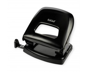 Dziurkacz biurowy EAGLE P7108 CZARNY metalowy 25 kartek 80 mm