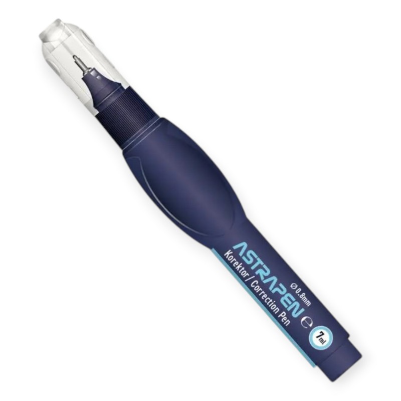 Korektor w długopisie w pisaku ASTRA 7ml metalowa końcówka 0.8mm