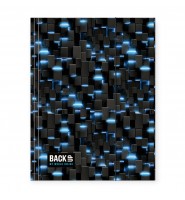 Teczka szkolna A4 z gumką BackUP Derform NEON BLUE gaming dla chłopca