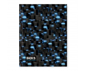 Teczka szkolna A4 z gumką BackUP Derform NEON BLUE gaming dla chłopca