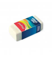 Gumka do mazania ścierania Maped Softy MINI biała szkolna miękka
