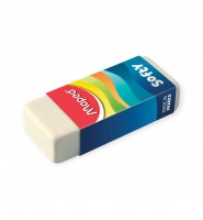 Gumka do mazania ścierania DUŻA Maped Softy biała miękka szkolna