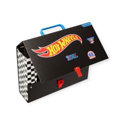 Teczka TWARDA z rączką HOT WHEELS A4 9 cm GRUBA na prace dla CHŁOPCA Starpak