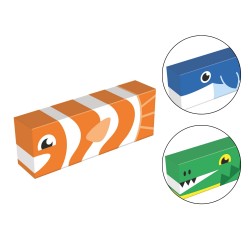 Gumka szkolna do mazania Maped Playful Animals KOLOROWE ZWIERZĄTKA 1 szt