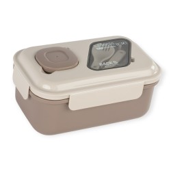 LUNCHBOX śniadaniówka szkolna do pracy BackUP z przegródkami 1,5L sztućce pojemnik