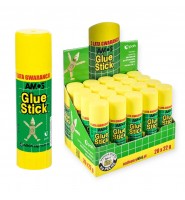 Zestaw KLEJ szkolny biurowy w sztyfcie AMOS 20 szt. 22g Glue Stick