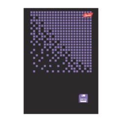 Zeszyt szkolny A5 96 kartek KRATKA Pixel Pulse laminowany UV 1szt mix