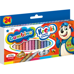 Kredki szkolne bambino 24 kolory