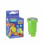 Stempel z naklejkami Starpak DINO 160 szt zestaw kreatywny dla dzieci