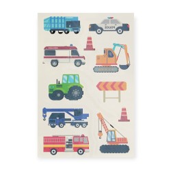 Tatuaże dla dzieci SAMOCHODY STICKER BOO 10x18 cm POJAZDY