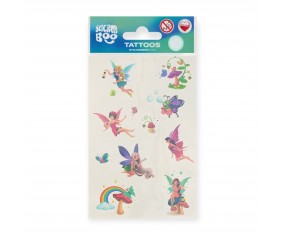 Tatuaże dla dzieci WRÓŻKI STICKER BOO 10x18 cm dla dziewczynki kolorowe