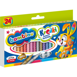 Kredki szkolne bambino 24 kolory