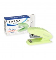 Zszywacz MINI Starpak 20 kartek 24/6 26/6 pastelowy MIĘTOWY biurowy szkolny