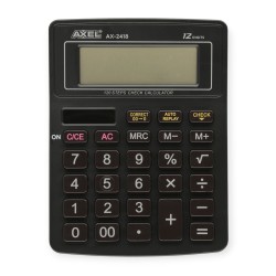 Kalkulator biurowy AX-2418 AXEL 12 cyfr czarny
