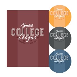 Zeszyt A5 60k krata laminowany COLLEGE ELITE soft touch UV 1 szt