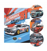 Zeszyt A4 32 kartki trzylinia kolorowa Speed Tour nauka pisania UV 1szt