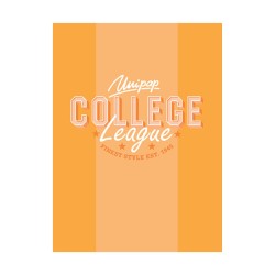 Zeszyt A5 60 kartek LINIA College Elite soft touch UV szkolny 1 szt