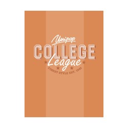 Zeszyt A4 60 kartek kratka College Daily soft touch UV szkolny 1 szt