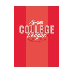 Zeszyt A4 60 kartek kratka College Daily soft touch UV szkolny 1 szt