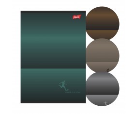 Zeszyt A5 60 kartek kratka FOOTBALL Essence laminowany UV mix 1 szt