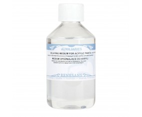 Medium opóźniające DO AKRYLI do farb akrylowych 250 ml RENESANS
