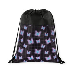 Worek szkolny na obuwie buty WF St.Right PASTEL BUTTERFLY sportowy dla dziewczynki