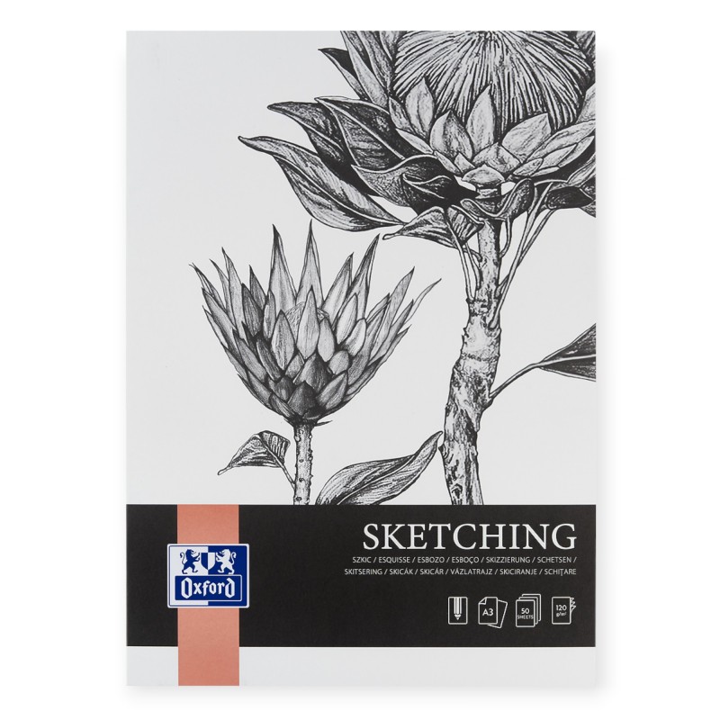 Blok SZKICOWY artystyczny A3 OXFORD Artistic 50 kartek 120g do rysunku