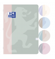 Zeszyt szkolny A4 60 kartek KRATKA OXFORD B-LIGHT Soft Touch pastelowy 1 SZTUKA