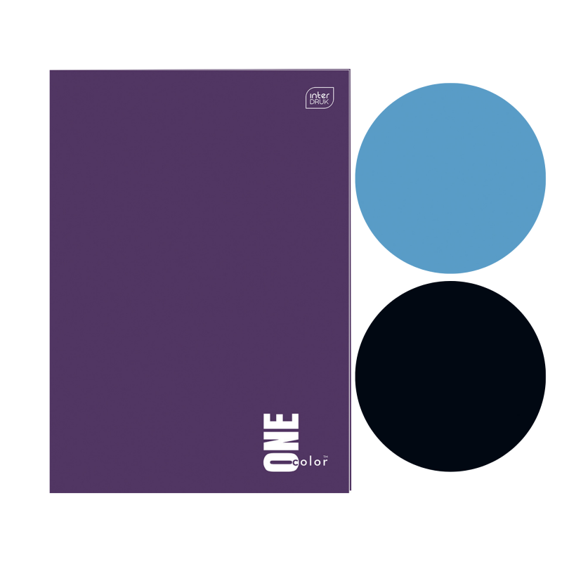 Zeszyt A4 32 kartki KRATKA idealny do SZKOŁY BIURA One Color Interdruk 1 sztuka