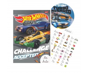 Zeszyt A4 do NAUKI PISANIA 32 kartki TRZYlinia dwukolorowa Hot Wheels Unipap