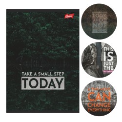 Zeszyt szkolny A5 60 kartek w linię Mindful Horizons Unipap 1 szt mix