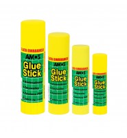 Zestaw 4x klej w Sztyfcie AMOS GLUE STICK Z PAJACYKIEM 8g 15g 22g 35g Szkoła Biuro