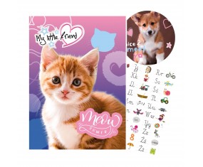 Zeszyt DO NAUKI PISANIA A4 32 kartki kratka Little Friend Unipap 1 szt