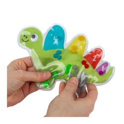 Plansza SENSORYCZNA Kidea DINOZAUR nauka LICZENIA Montessori dla dzieci