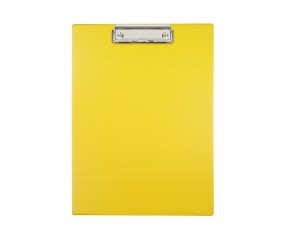 Deska z klipem podkładka CLIPBOARD A4 ŻÓŁTA z zaciskiem PVC Biurfol